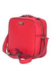 Current Boutique-Kate Spade - Red Leather Square Crossbody