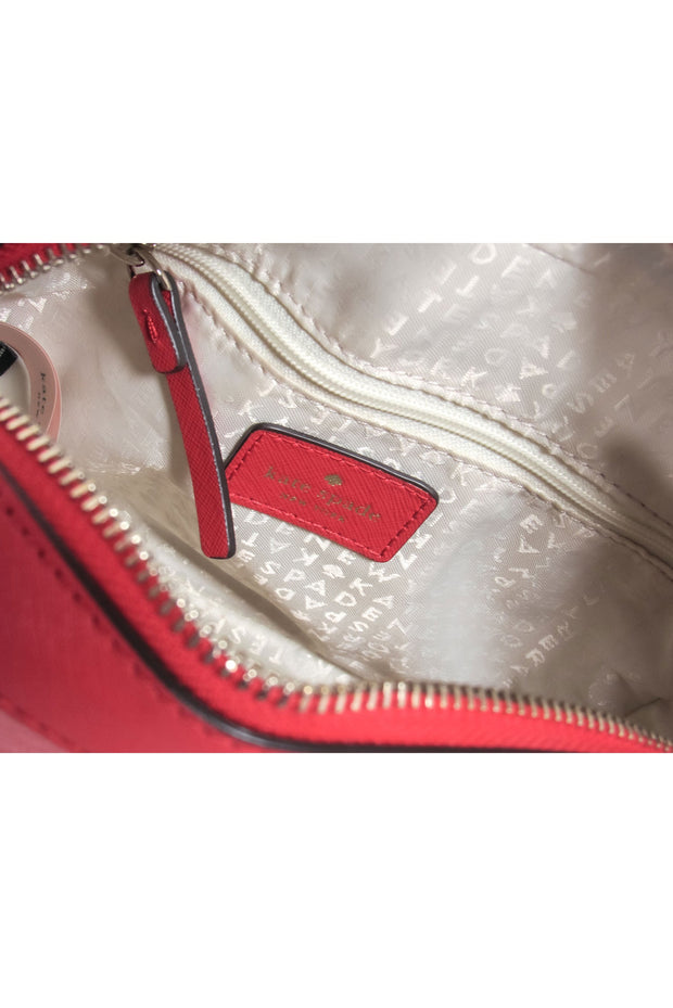 Current Boutique-Kate Spade - Red Leather Square Crossbody