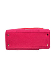 Current Boutique-Kate Spade - Red & Pink Wool Satchel w/ Buttons