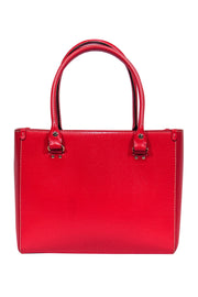 Current Boutique-Kate Spade - Red Smooth Leather Tote-Style Satchel