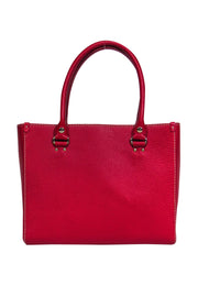 Current Boutique-Kate Spade - Red Textured Leather Tote