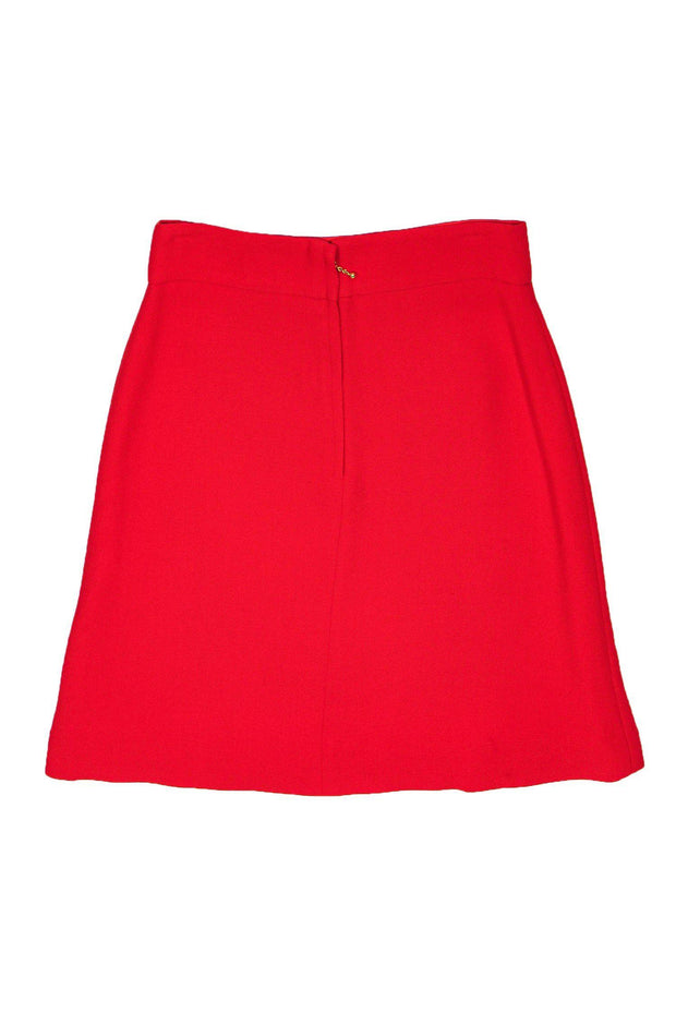 Current Boutique-Kate Spade - Red Wool Blend Pencil Skirt Sz 4