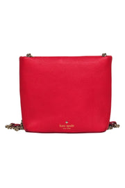 Current Boutique-Kate Spade - Red leather Pearl Accent Crossbody