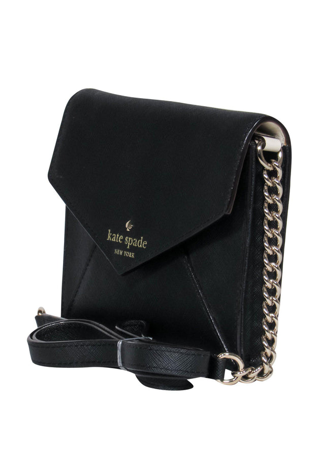 Current Boutique-Kate Spade - Small Black Leather Crossbody