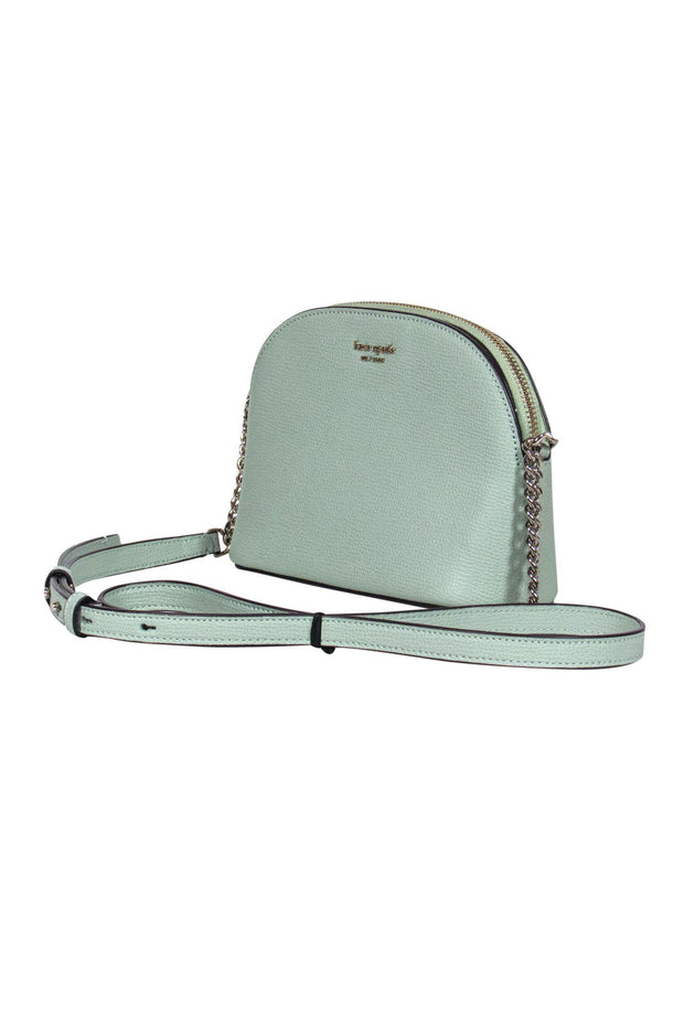 Current Boutique-Kate Spade - Small Pebbled Leather Mint Green Crossbody