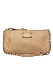 Current Boutique-Kate Spade - Tan Pebbled Leather Baguette Bag