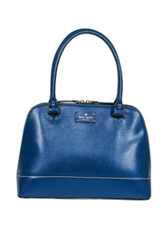 Current Boutique-Kate Spade - Teal Leather Bowler-Style Carryall