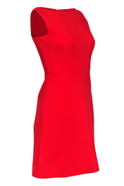 Current Boutique-Kate Spade - Tomato Red Sleeveless Boatneck Fit & Flare Dress Sz 0