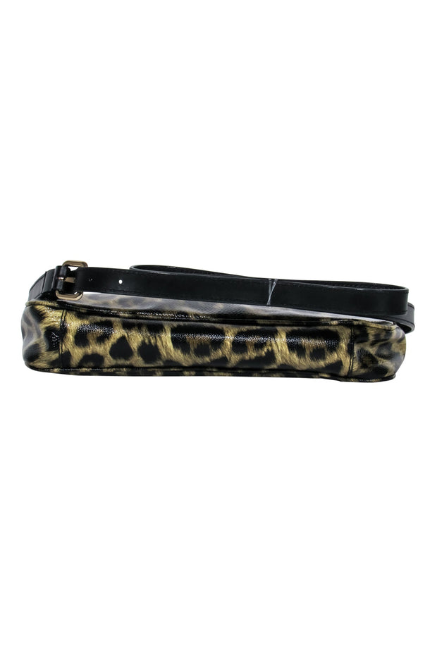 Current Boutique-Kate Spade - Vinyl Leopard Print Crossbody Bag