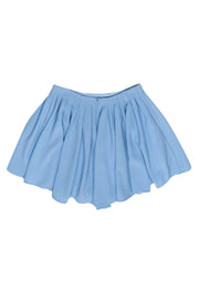 Current Boutique-Keepsake - Baby Blue Pleated Flared Shorts Sz M