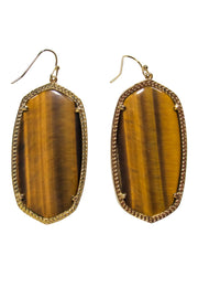 Current Boutique-Kendra Scott - Tiger's Eye "Danielle" Statement Earrings