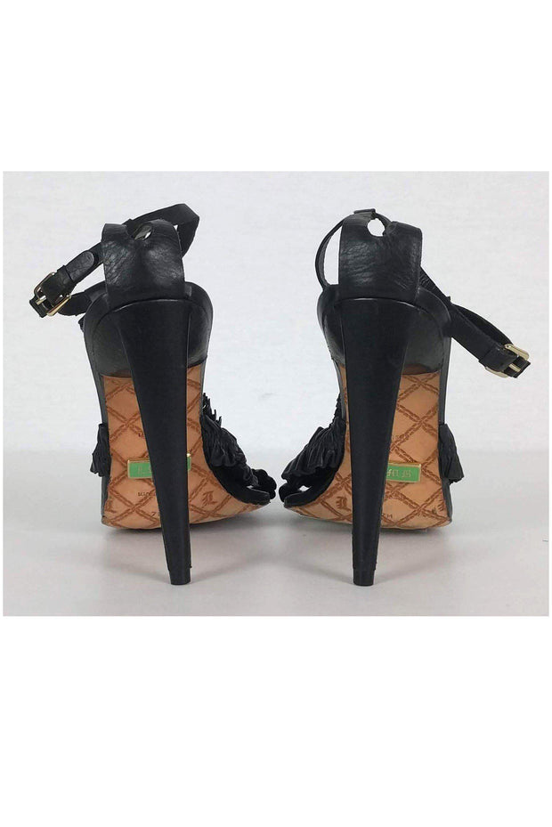 Current Boutique-L.A.M.B. - Black Fringe Pumps Sz 7