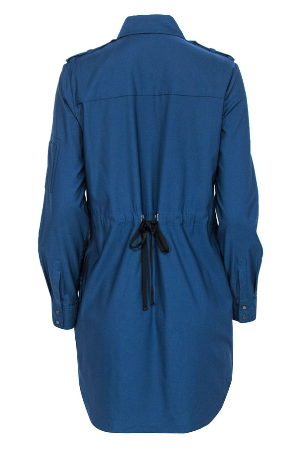 Current Boutique-L.A.M.B. - Navy Shirt Shift Dress Sz 6