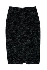 Current Boutique-L.K. Bennett - Black & White Speckled Knit Midi Skirt Sz 6