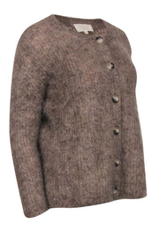 Current Boutique-La Maille Sezane - Brown Mohair Blend Cardigan Sz XS