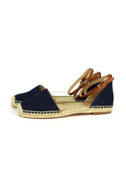 Current Boutique-Lafayette 148 - Belia Denim D'Orsay Espadrille Sz 7.5