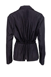 Current Boutique-Lafayette 148 - Black Blazer w/ Skinny Belt Sz 4