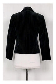 Current Boutique-Lafayette 148 - Black Velvet Blazer Sz 0