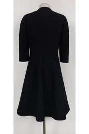 Current Boutique-Lafayette 148 - Black Wool Shift Dress Sz 4