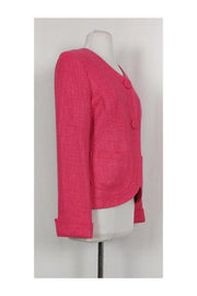 Current Boutique-Lafayette 148 - Classic Pink Tweed Blazer Sz 2