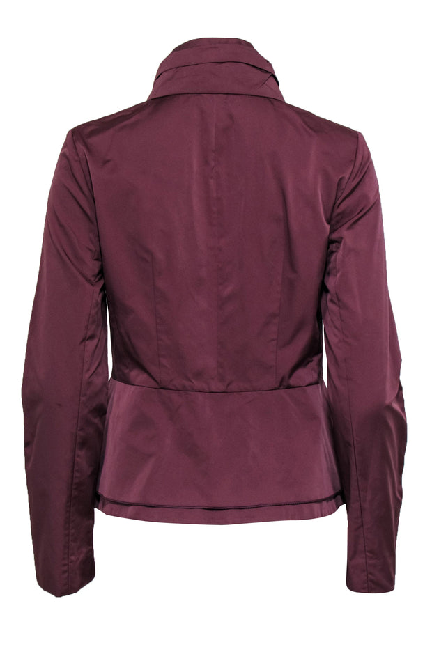 Current Boutique-Lafayette 148 - Mauve Windbreaker Jacket Sz 4