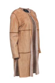 Current Boutique-Lafayette 148 - Tan Shearling Jacket Sz M