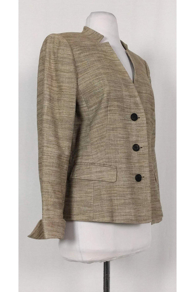 Current Boutique-Lafayette 148 - Tan Tweed Blazer Sz 8