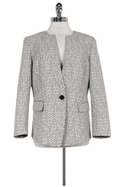 Current Boutique-Lafayette 148 - White & Blue Blazer Sz 10