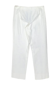 Current Boutique-Lafayette 148 - White Straight Leg Slacks Sz 2