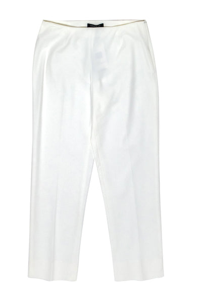 Current Boutique-Lafayette 148 - White Straight Leg Slacks Sz 2