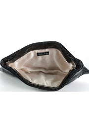 Current Boutique-Lauren Merkin - Black Embossed Clutch