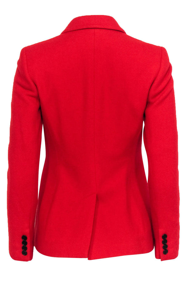 Current Boutique-Lauren Ralph Lauren - Red Wool Blend Three-Button Blazer Sz 4P