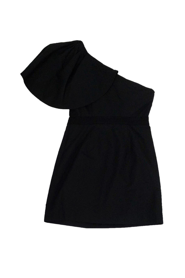 Current Boutique-Leifsdottir - Onyx One Shoulder Dress Sz 0