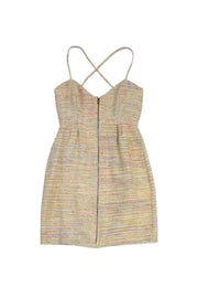 Current Boutique-Leona - Rainbow Tweed Zip Front Dress Sz 0