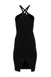 Current Boutique-Likely - Black Sleeveless Bodycon Dress w/ Crisscross Design Sz 0