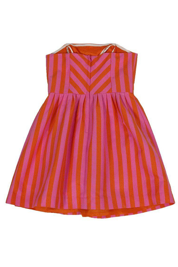 Current Boutique-Lilly Pulitzer - Orange & Pink Striped Dress Sz 10