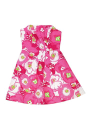 Current Boutique-Lilly Pulitzer - Pink Floral Print Dress Sz 4