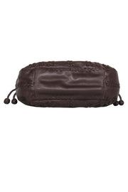 Current Boutique-Lockheart - Brown Leather Handstitched Shoulder Bag