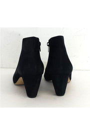 Current Boutique-Loeffler Randall - Black Leather Cap Toe Ankle Boots Sz 11