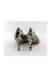 Current Boutique-Loeffler Randall - Black & White Print Pumps Sz 7