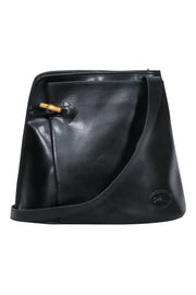 Current Boutique-Longchamp - Black Smooth Leather Zip-Around Purse