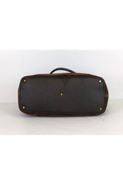 Current Boutique-Loro Piana - Brown Suede Globe Purse