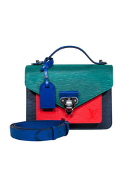 Current Boutique-Louis Vuitton - Blue, Green & Red Colorblock Epi Convertible Crossbody