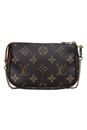 Current Boutique-Louis Vuitton - Brown Logo Mini Pouchette