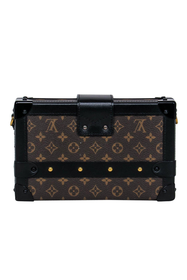 Current Boutique-Louis Vuitton - Brown Monogram Trunk-Style Mini Convertible Crossbody