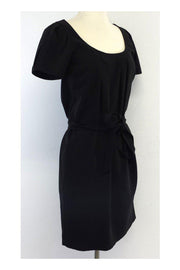 Current Boutique-Love Moschino - Black Short Sleeves Shift Dress Sz 2