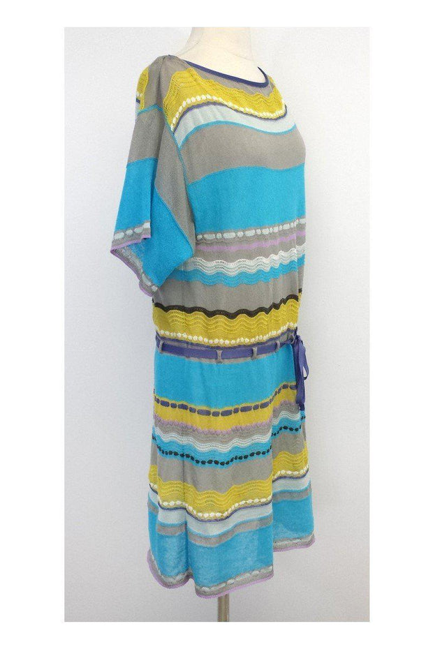 Current Boutique-M Missoni - Multicolor Striped Knit Dress Sz S