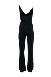 Current Boutique-MISHA - Black Cowl Neck Wide Leg “Moyra” Jumpsuit Sz 4