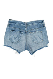 Current Boutique-MOTHER - Medium Wash Distressed Denim Shorts Sz 25