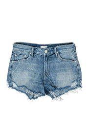 Current Boutique-MOTHER - Medium Wash Distressed Denim Shorts Sz 25